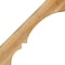 Ekena Millwork 6"W x 28"D x 28"H Balboa Rough Sawn Knee Brace, Western Red Cedar BRC06X28X28BOA00RWR - alternate 2